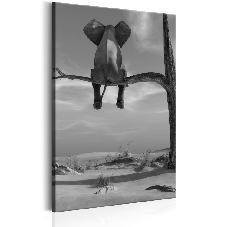 Canvas Print Resting Elephant 97367 additionalImage 2