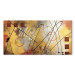 Canvas Warm Thoughts - Abstraction of Hand-Painted Geometric Figures 98167 additionalThumb 7