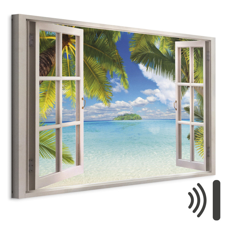 Canvas Print Window: Sea View 105177 additionalImage 8