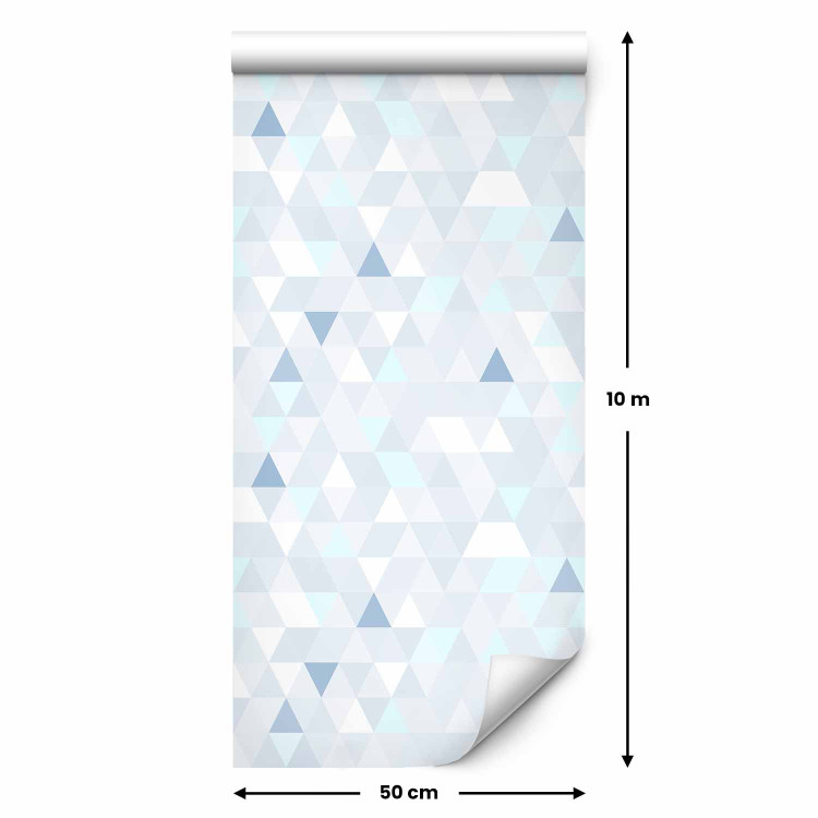 Wallpaper Shimmering Triangles (Blue) 108277 additionalImage 2