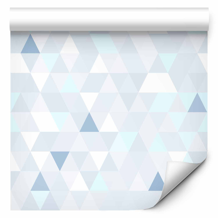 Wallpaper Shimmering Triangles (Blue) 108277 additionalImage 1