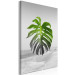 Canvas Art Print Leaf of Monstera (1 Part) Vertical 114077 additionalThumb 2