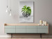 Canvas Art Print Leaf of Monstera (1 Part) Vertical 114077 additionalThumb 3