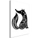 Canvas Art Print Motivational Fox (1-part) - Animal with English Text 114777 additionalThumb 2