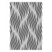 Poster Optical art - black and white composition with waves creating a 3D illusion 115077