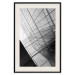 Poster Glass Skyscraper - black and white composition with modern architecture 116677 additionalThumb 18