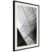 Poster Glass Skyscraper - black and white composition with modern architecture 116677 additionalThumb 3