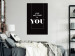 Wall Poster Your Only Limit is You - black and white composition with English texts 117877 additionalThumb 17
