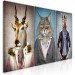 Canvas Human animals - fancy portraits of wild and domestic animals 118177 additionalThumb 2