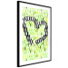 Wall Poster Spring Sign - composition with a painted watercolor green pattern and a heart 118277 additionalThumb 11