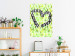 Wall Poster Spring Sign - composition with a painted watercolor green pattern and a heart 118277 additionalThumb 17