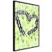 Wall Poster Spring Sign - composition with a painted watercolor green pattern and a heart 118277 additionalThumb 10