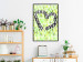 Wall Poster Spring Sign - composition with a painted watercolor green pattern and a heart 118277 additionalThumb 3