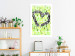 Wall Poster Spring Sign - composition with a painted watercolor green pattern and a heart 118277 additionalThumb 2