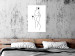 Wall Poster Exotic Dance - black and white simple line art with a woman's silhouette 119277 additionalThumb 23