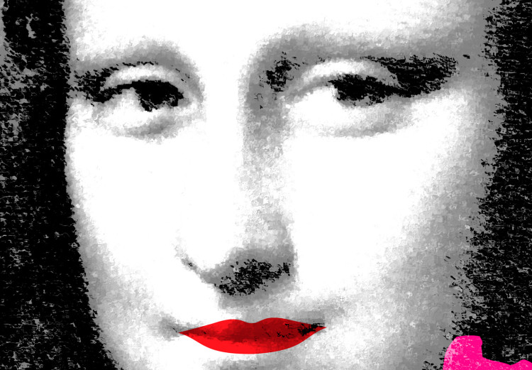 Canvas Woman in Pop Art (1-part) - Modernist Portrait of Mona Lisa 122377 additionalImage 5