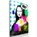 Canvas Woman in Pop Art (1-part) - Modernist Portrait of Mona Lisa 122377 additionalThumb 2