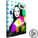 Canvas Woman in Pop Art (1-part) - Modernist Portrait of Mona Lisa 122377 additionalThumb 6