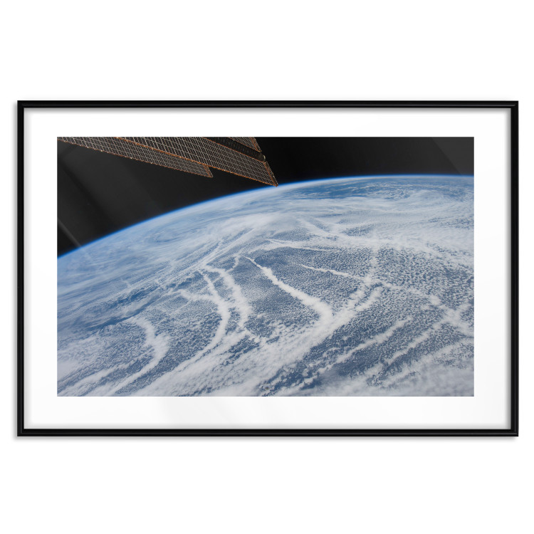 Wall Poster Restless Clouds - planet Earth landscape against backdrop of clouds and space 123177 additionalImage 15