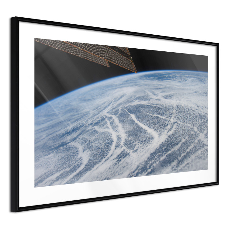 Wall Poster Restless Clouds - planet Earth landscape against backdrop of clouds and space 123177 additionalImage 11