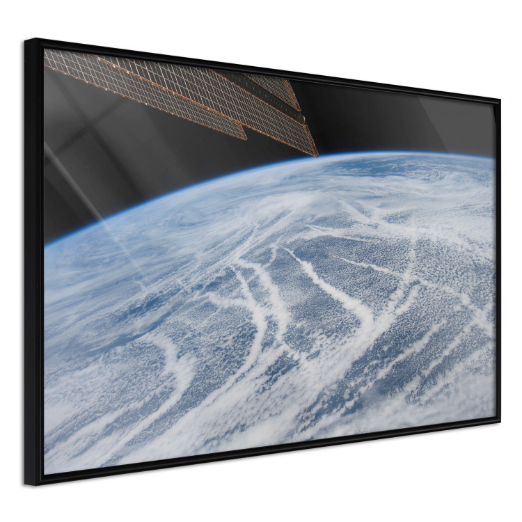 Wall Poster Restless Clouds - planet Earth landscape against backdrop of clouds and space 123177 additionalImage 10