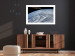 Wall Poster Restless Clouds - planet Earth landscape against backdrop of clouds and space 123177 additionalThumb 2