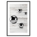 Poster Perfect Balance - abstract metal balls on a wooden background 125177 additionalThumb 15
