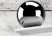 Poster Perfect Balance - abstract metal balls on a wooden background 125177 additionalThumb 9