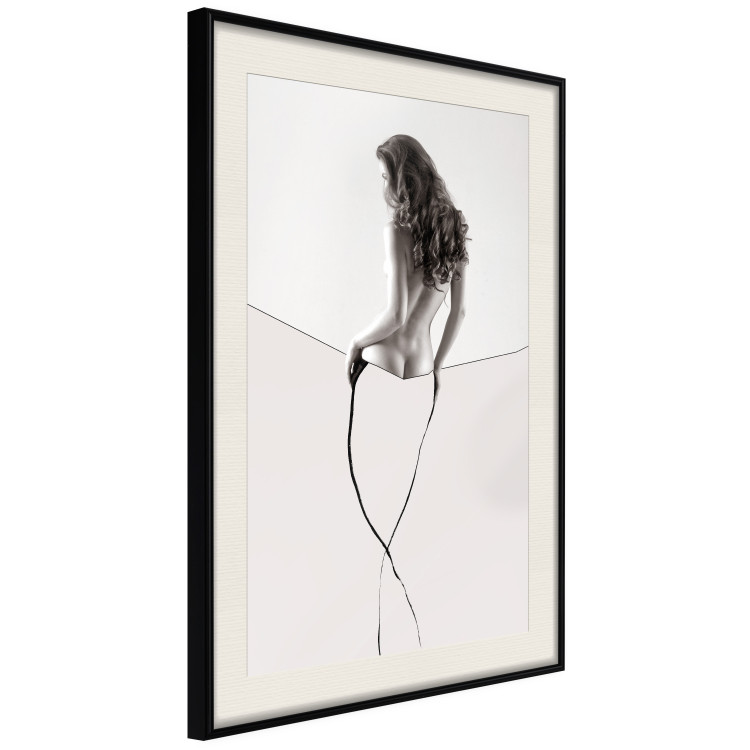 Wall Poster Sensual Thread - half silhouette of woman and line art in abstract style 128077 additionalImage 2