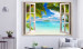 Large canvas print Window: Sea View [Large Format] 128677 additionalThumb 5