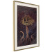 Wall Poster Golden Submarine - maritime abstraction with the ocean and an octopus 129377 additionalThumb 3