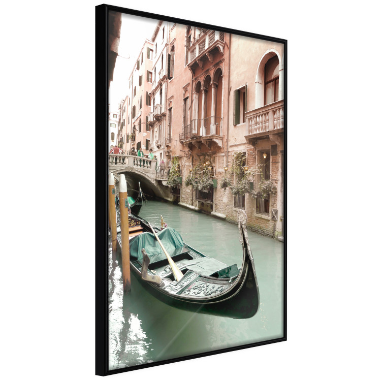 Poster Venetian Memory - river and boats against urban architecture background 129477 additionalImage 11