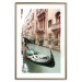 Poster Venetian Memory - river and boats against urban architecture background 129477 additionalThumb 16