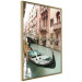Poster Venetian Memory - river and boats against urban architecture background 129477 additionalThumb 14