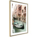 Poster Venetian Memory - river and boats against urban architecture background 129477 additionalThumb 7