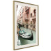 Poster Venetian Memory - river and boats against urban architecture background 129477 additionalThumb 3