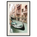 Poster Venetian Memory - river and boats against urban architecture background 129477 additionalThumb 21