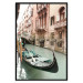 Poster Venetian Memory - river and boats against urban architecture background 129477 additionalThumb 26