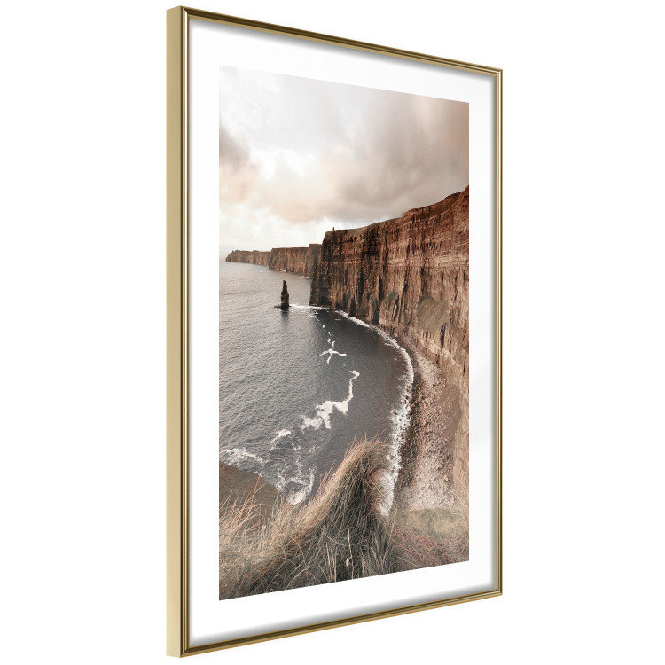 Wall Poster Solitary Cliffs - seascape with large cliffs against a clear sky 130277 additionalImage 9