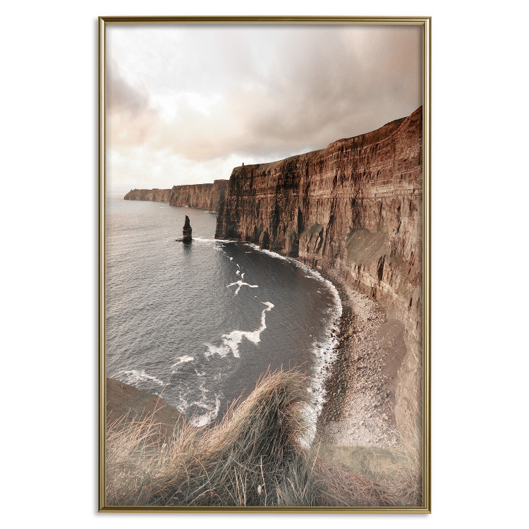 Wall Poster Solitary Cliffs - seascape with large cliffs against a clear sky 130277 additionalImage 21