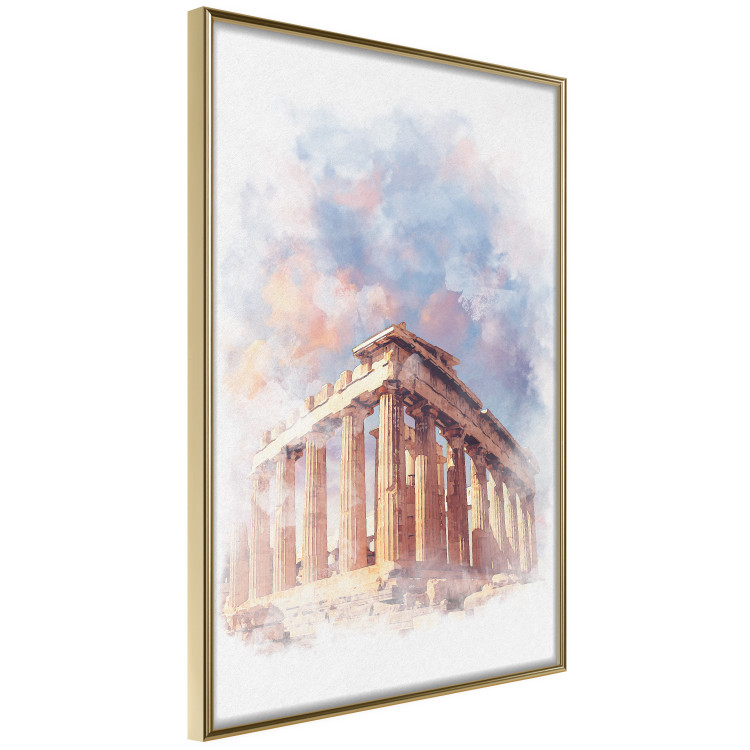 Poster Painted Parthenon - historic building in Athens in watercolor motif 131777 additionalImage 14