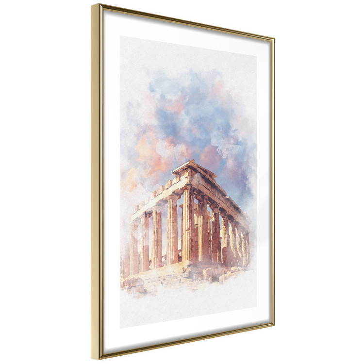 Poster Painted Parthenon - historic building in Athens in watercolor motif 131777 additionalImage 9