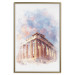 Poster Painted Parthenon - historic building in Athens in watercolor motif 131777 additionalThumb 21