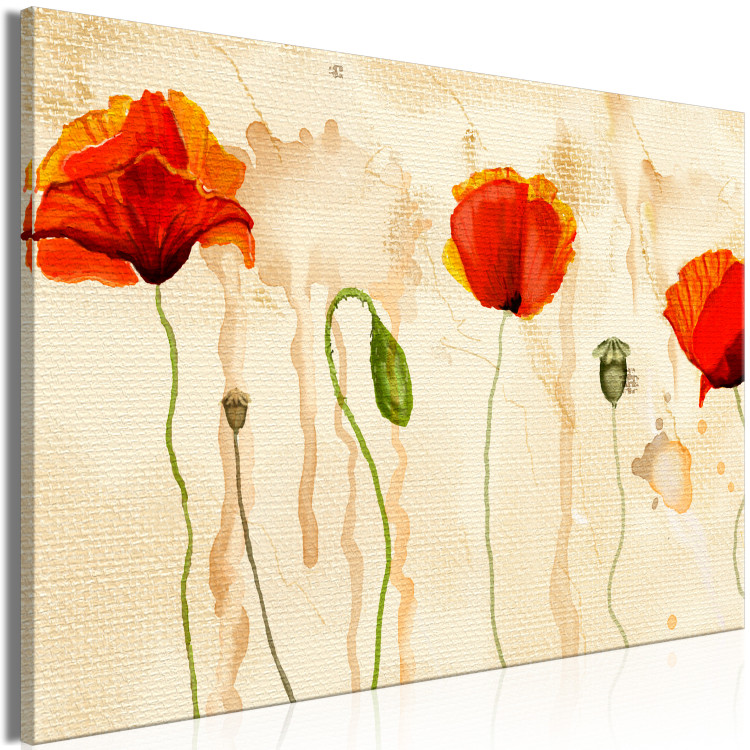 Large canvas print Tears of Poppies [Large Format] 132377 additionalImage 2