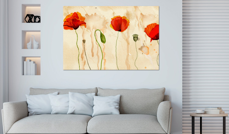 Large canvas print Tears of Poppies [Large Format] 132377 additionalImage 5