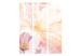 Room Divider Romantic Message (3-piece) - light pink flowers and captions 132677 additionalThumb 3
