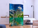 Room Divider Mountain Lake (3-piece) - azure water amidst wild nature 132977 additionalThumb 2