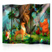 Room Divider Teddy Bear and Friends II (5-piece) - colorful composition for children 133077