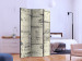 Folding Screen Love the Concrete (3-piece) - industrial pattern with concrete texture 133177 additionalThumb 2