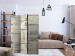 Folding Screen Love the Concrete (3-piece) - industrial pattern with concrete texture 133177 additionalThumb 4